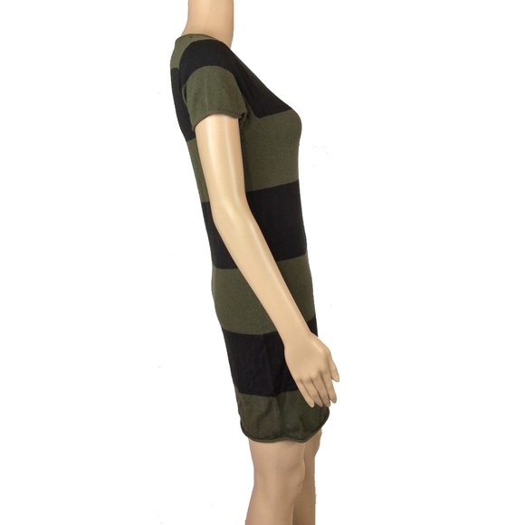 Thin knit striped dress - Picture 3 of 5